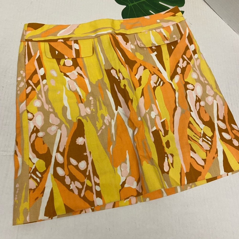 JCrew Psychedelic Abstract Hippie Print Skirt